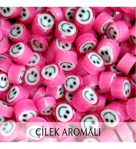 GÜLENYÜZ DESENLİ AKİDE ŞEKERİ - PEMBE - 1KG