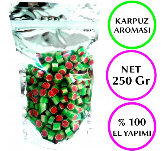 KARPUZ DESENLİ AKİDE ŞEKERİ 250 GR KARPUZ DESENLİ AKİDE ŞEKERİ 250 GR