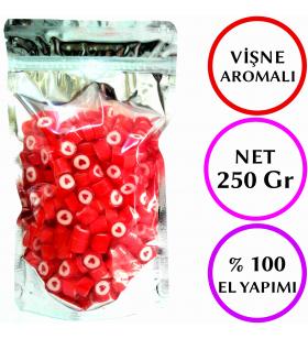 KIRMIZI KALP DESENLİ AKİDE ŞEKERİ 250 GR