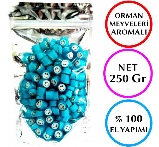 MAVİ GÜLENYÜZ DESENLİ AKİDE ŞEKERİ 250 GR MAVİ GÜLENYÜZ DESENLİ AKİDE ŞEKERİ 250 GR