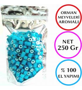 MAVİ KALP DESENLİ AKİDE ŞEKERİ 250 GR