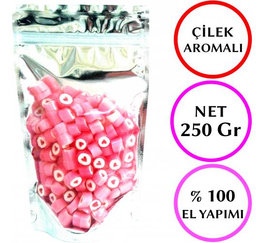 PEMBE KALP DESENLİ AKİDE ŞEKERİ 250 GR PEMBE KALP DESENLİ AKİDE ŞEKERİ 250 GR