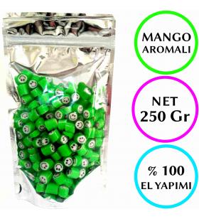 YEŞİL GÜLENYÜZ DESENLİ AKİDE ŞEKERİ 250 GR