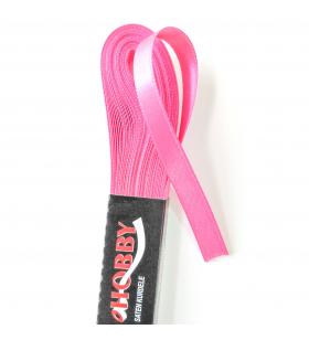 SATEN KURDELE 10 mm - KOYU PEMBE