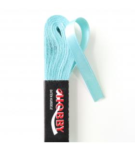 SATEN KURDELE 10 mm - TURKUAZ
