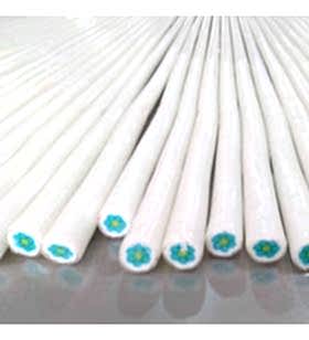 ÇİÇEK DESENLİ AKİDE ŞEKERİ - MAVİ - 250 GR 