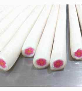 ÇİÇEK DESENLİ AKİDE ŞEKERİ - PEMBE - 250 GR 