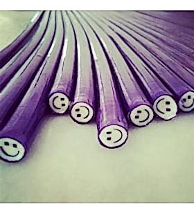 GÜLENYÜZ DESENLİ AKİDE ŞEKERİ - MOR - 1KG